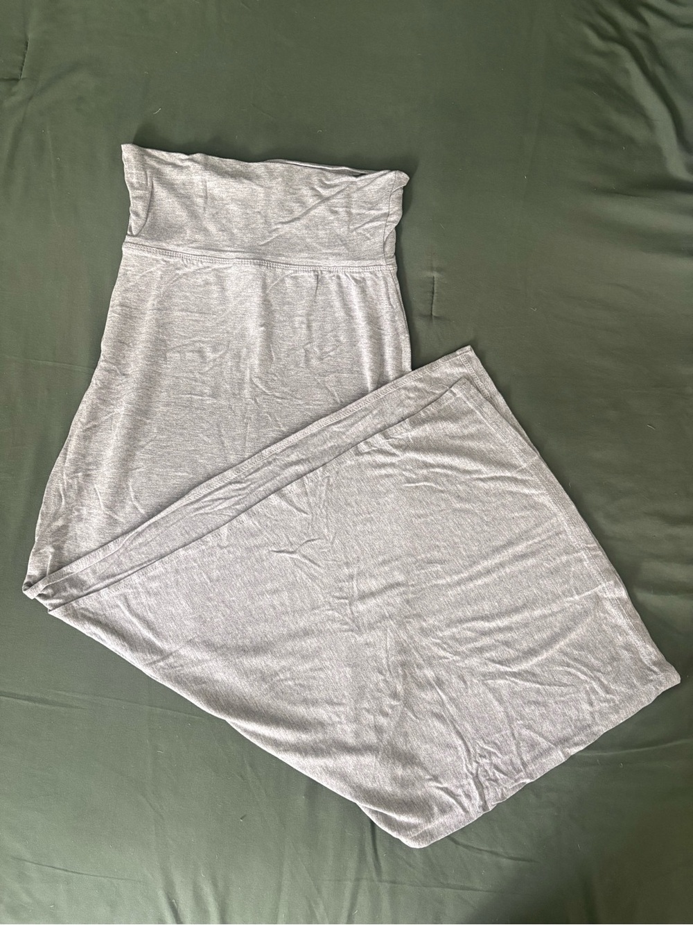 Light Gray Maxi Skirt